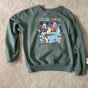 Disney Mickey and friends sweatshirt, slightly worn